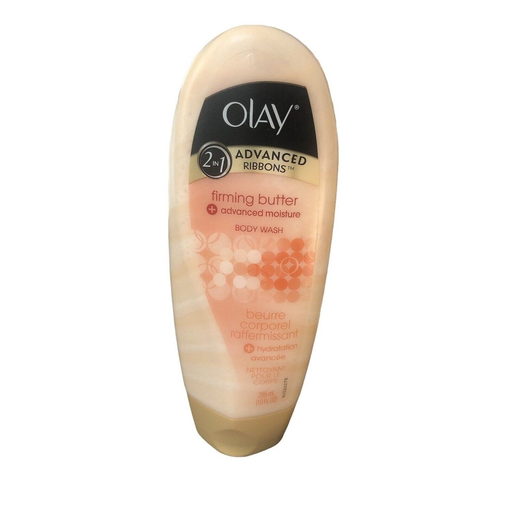 Olay Advanced Ribbons Body Wash Firming Butter + Advanced Moisture 10 oz New